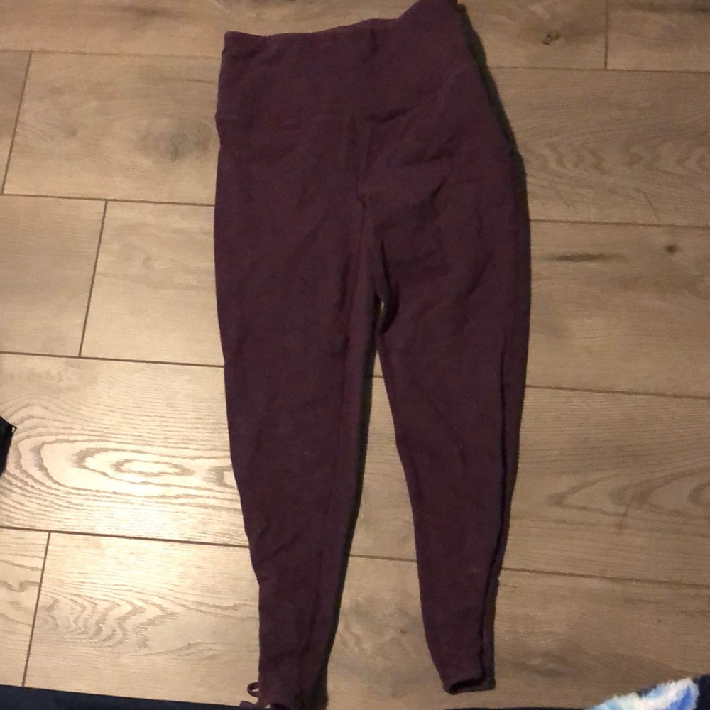 Purple Cotton Leggings